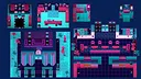 RPG Maker MV - KR Vaporwave Dreams Tileset Screenshot 1