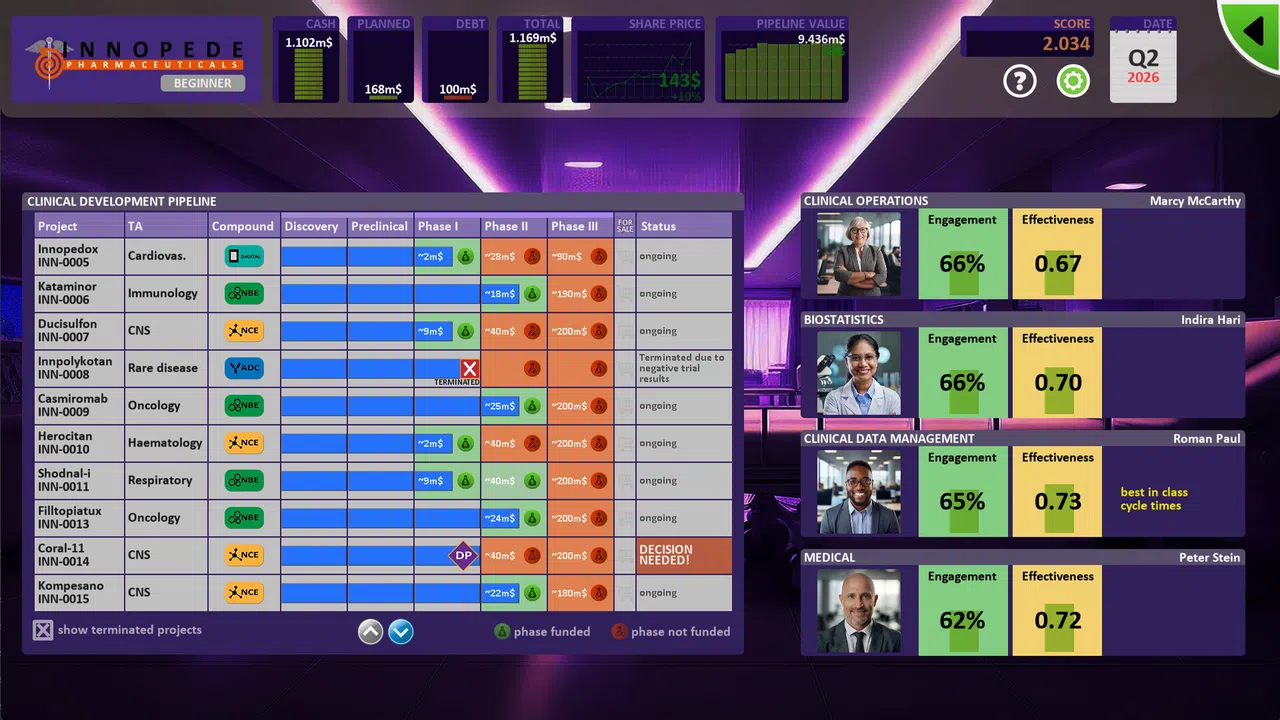 Pharma R&D Manager Screenshot 3