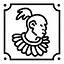 Eyes between the trees icon