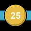 Win 25 games icon