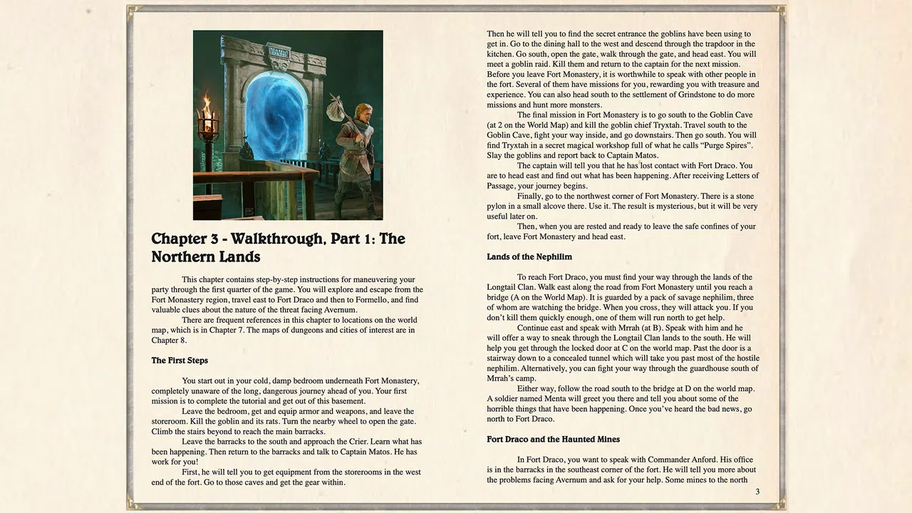 Avernum 4 Hintbook and Bonuses Screenshot 1