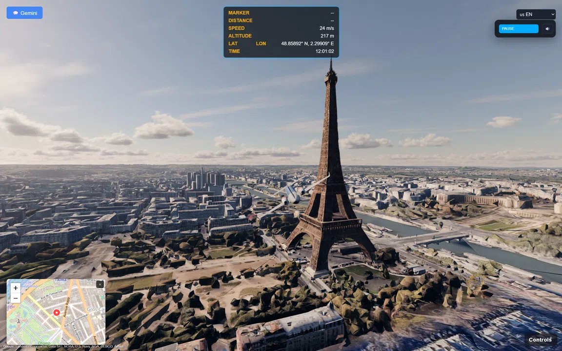 Geospatial Exploration - Explore the real world in 3D and VR Screenshot 4