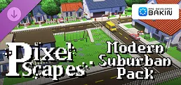 RPG Developer Bakin PixelScapes Modern Suburban Pack