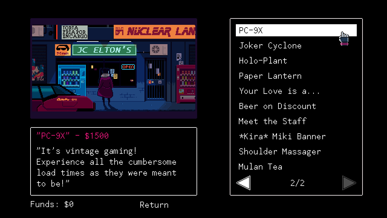 VA-11 Hall-A: Cyberpunk Bartender Action Screenshot 7