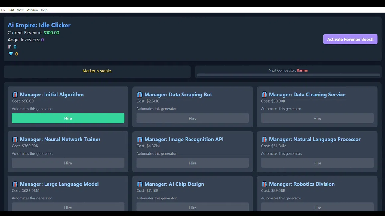 Ai Empire: Idle Clicker Screenshot 3