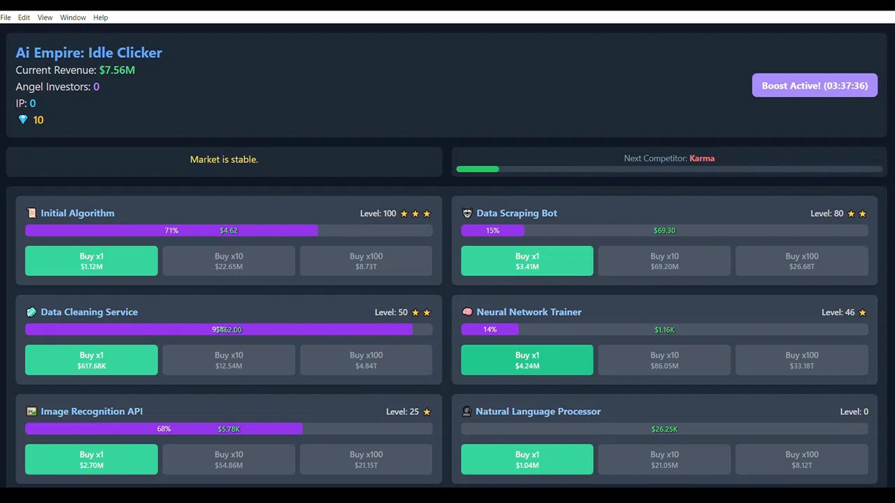 Ai Empire: Idle Clicker Screenshot 0