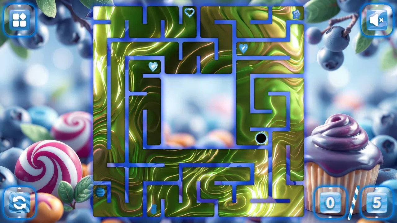 Sweetie Candy Maze: Blueberry Screenshot 1
