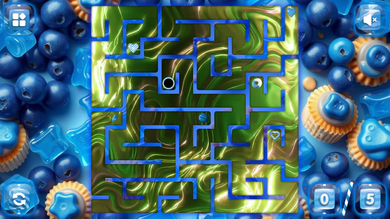 Sweetie Candy Maze: Blueberry Screenshot 4