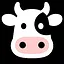 dairy cow icon