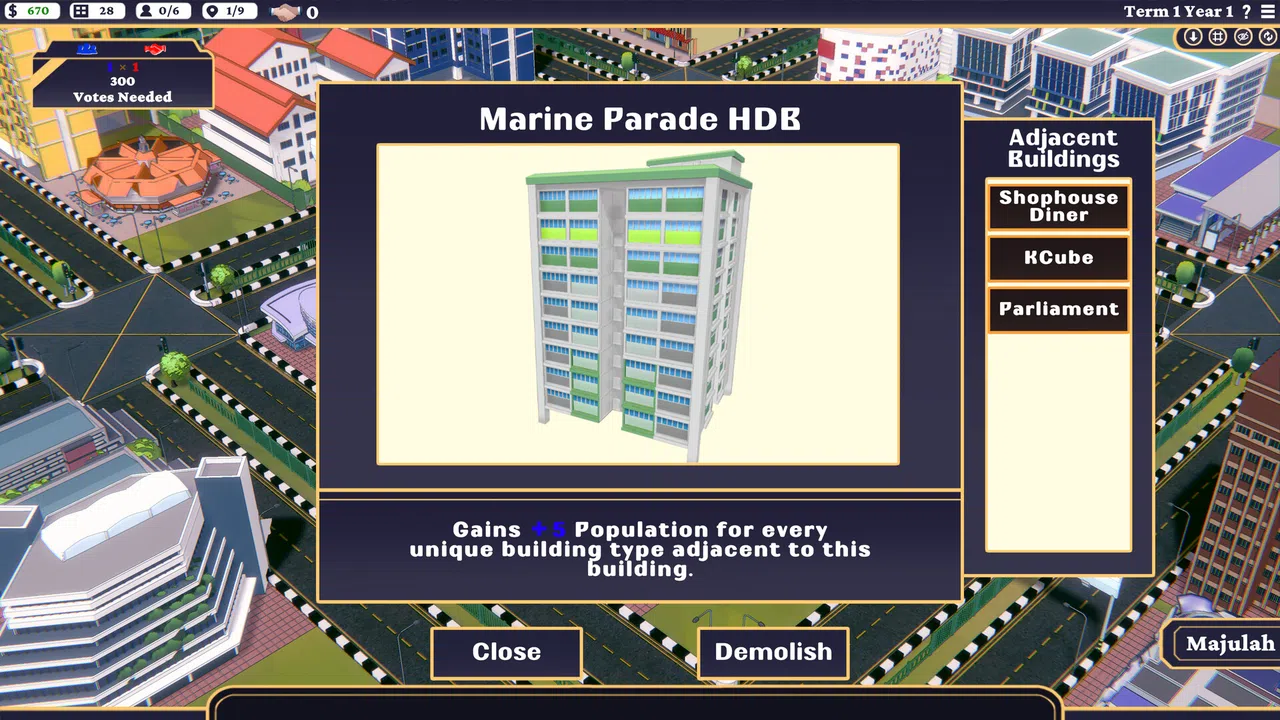 Majulah: Shape Your City Demo Screenshot 5