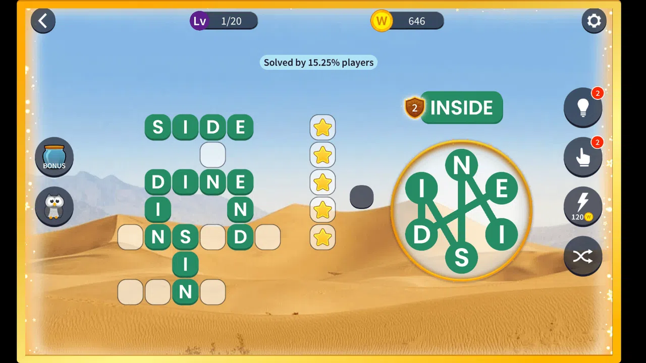 Serenity Word - Relaxing Puzzle Screenshot 2