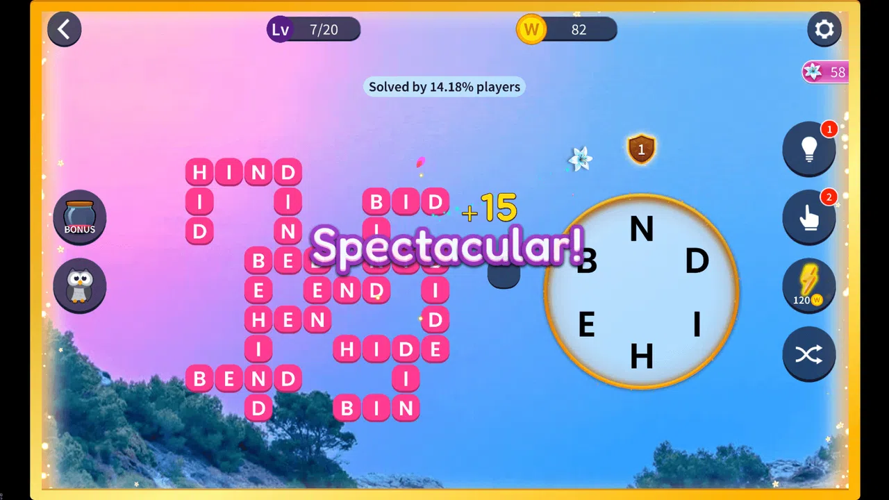 Serenity Word - Relaxing Puzzle Screenshot 0