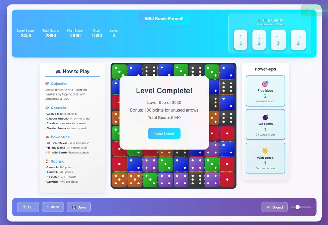 Flip Dice Screenshot 0