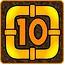 Reach level 10 icon