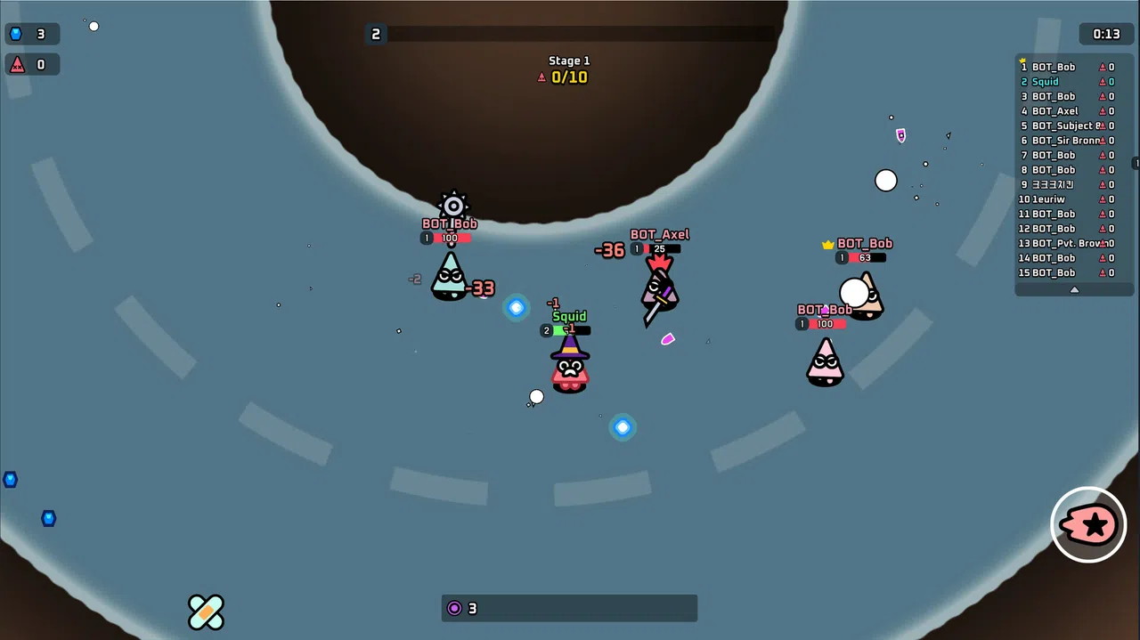 SQUIDWAR: PvP ROGUELIKE Screenshot 2