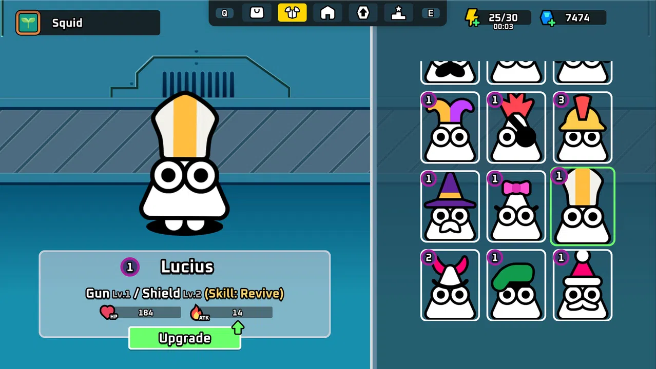 SQUIDWAR: PvP ROGUELIKE Screenshot 1