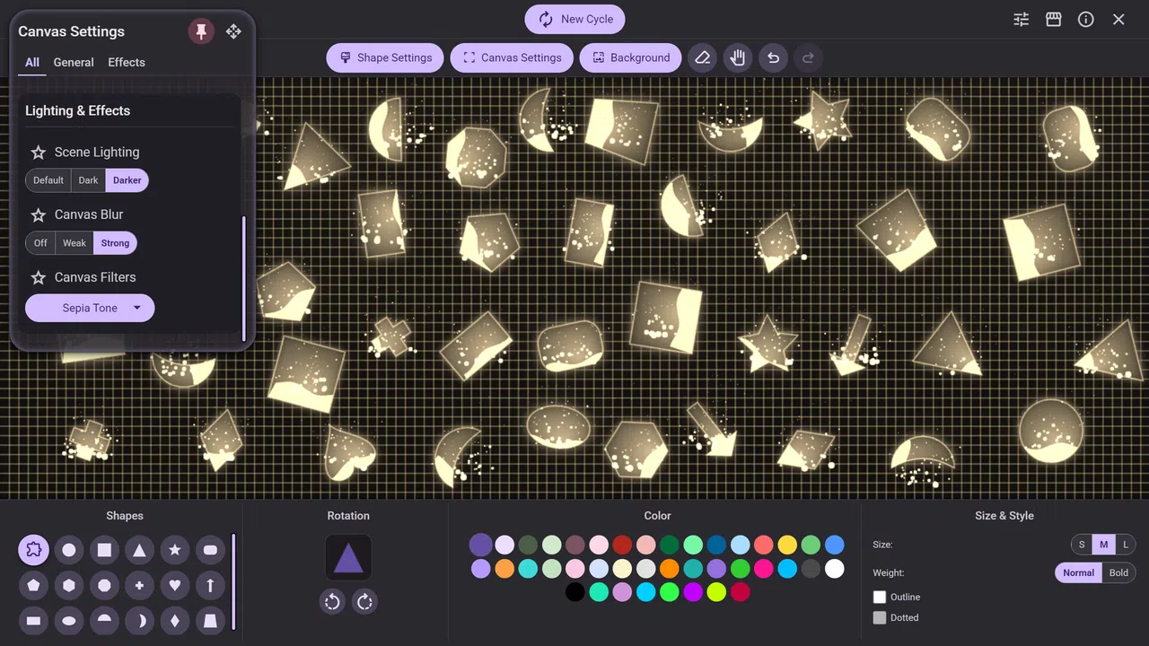 Ephemeral Art: Shapeweaver Screenshot 4