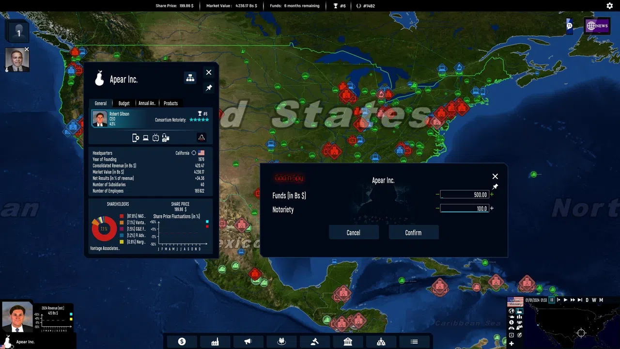 God'n Spy Add-on for Geo-Political Simulator 2026 Edition Screenshot 0