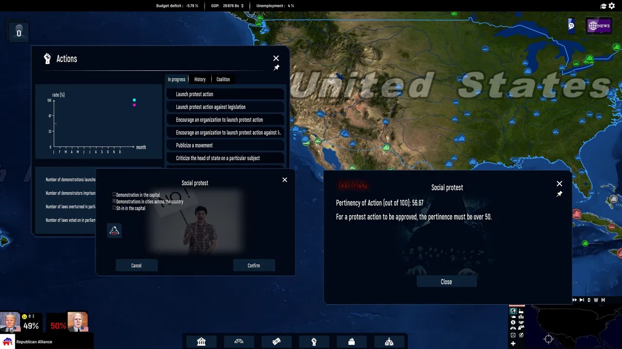God'n Spy Add-on for Geo-Political Simulator 2026 Edition Screenshot 1