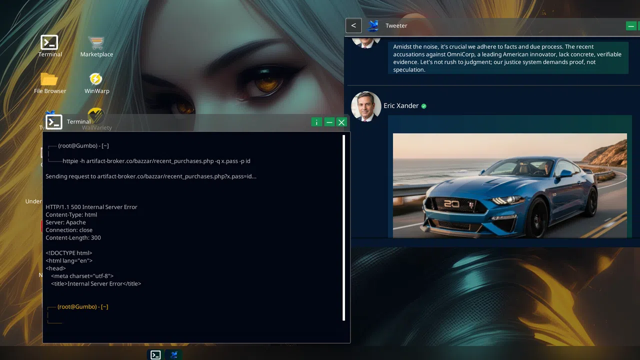 Anonymous Hacker Simulator - Temporal Reckoning Screenshot 1