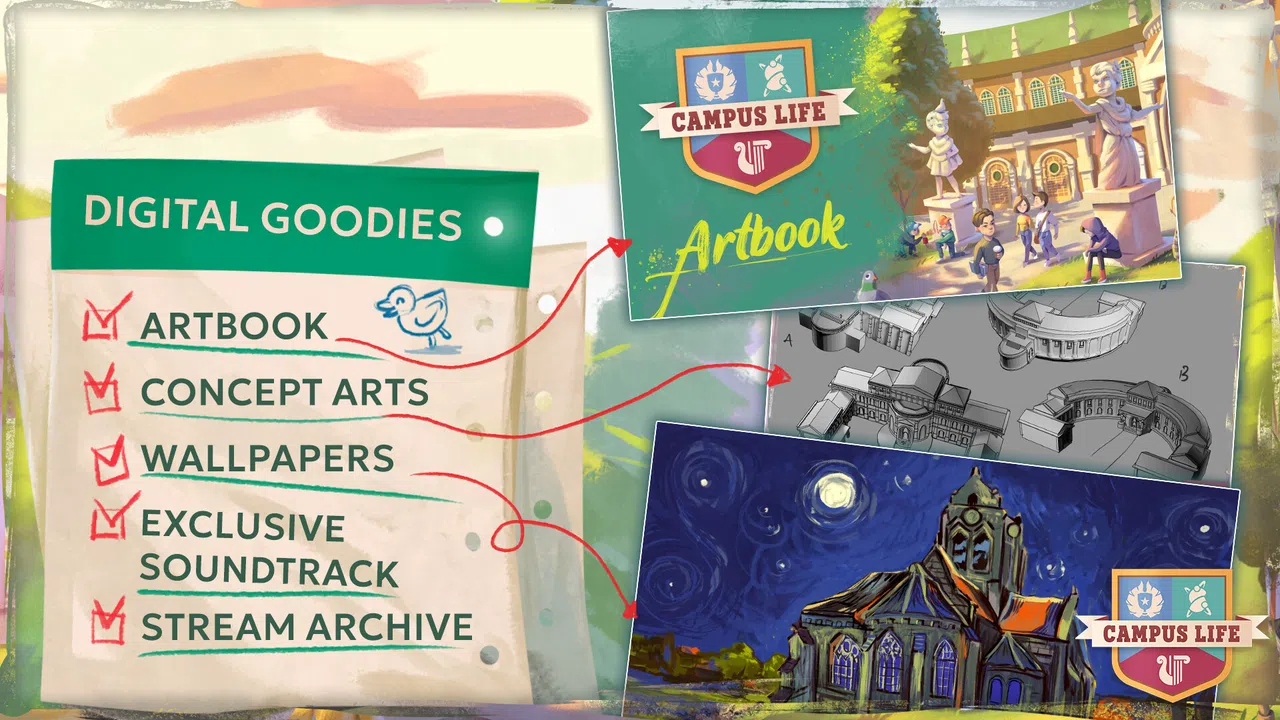 Campus Life - Digital Goodies Pack Screenshot 0
