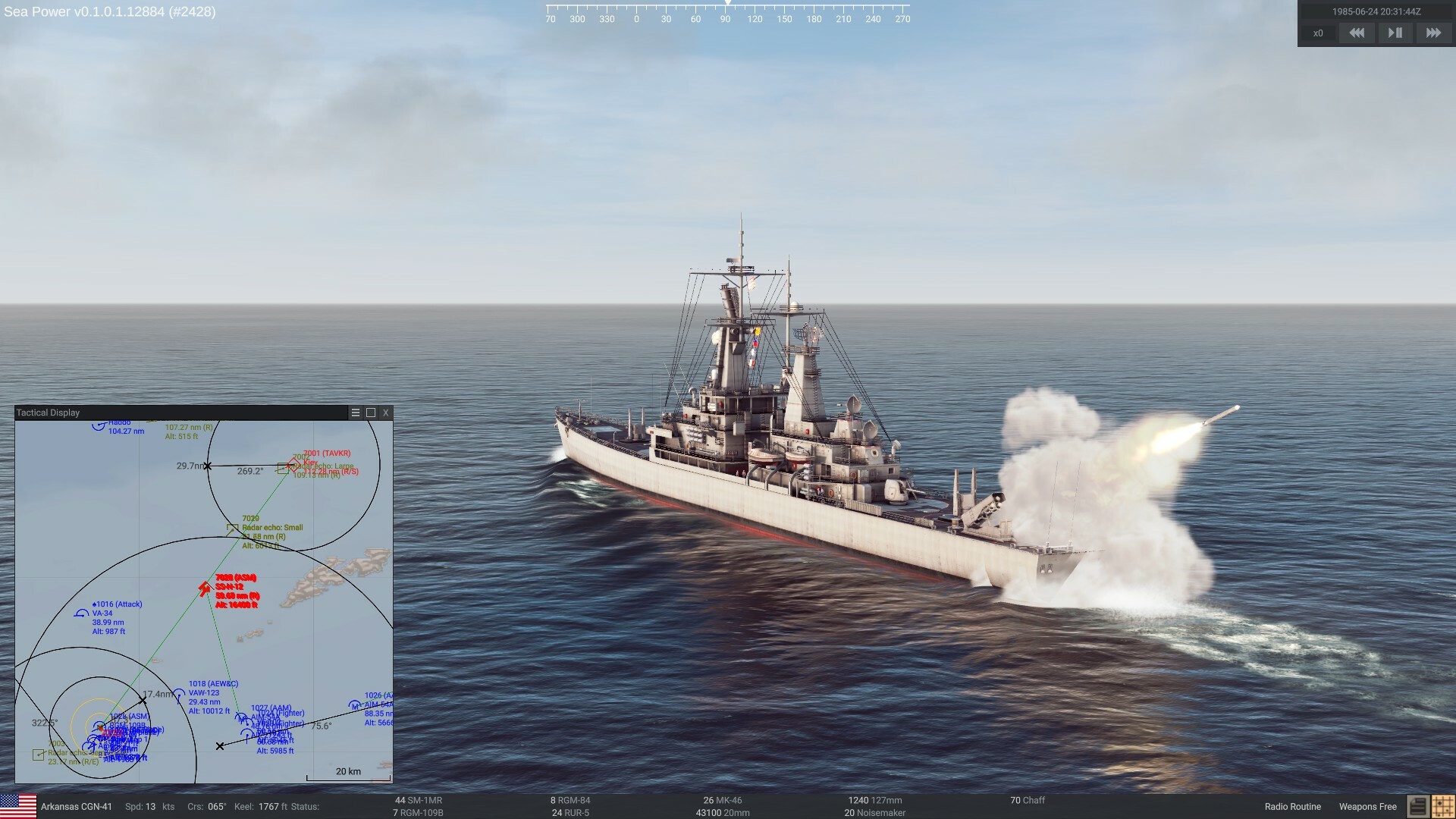 Sea Power : Naval Combat in the Missile Age Screenshot 1