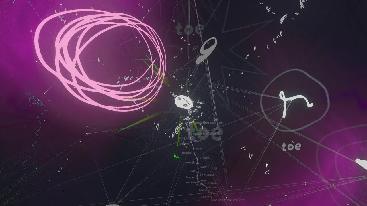 nick¹s recursive videogame⁴ about deciphering word¹⁶ puzzle⁷⁹s to discover your identity²⁵ and redefine the universe³¹⁸! Screenshot 4