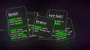 nick¹s recursive videogame⁴ about deciphering word¹⁶ puzzle⁷⁹s to discover your identity²⁵ and redefine the universe³¹⁸! Screenshot 0
