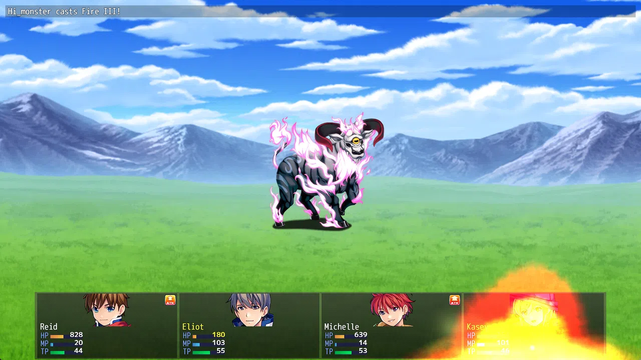 RPG Maker MZ - FV Actor Animations Plugin Screenshot 1