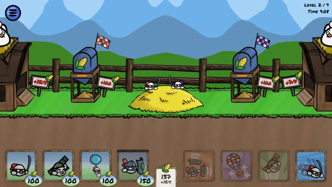 Hungry Chicks - Battle Farm Screenshot 1