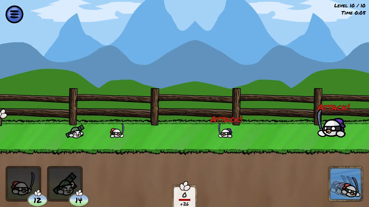 Hungry Chicks - Battle Farm Screenshot 4