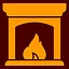 Fireplace icon