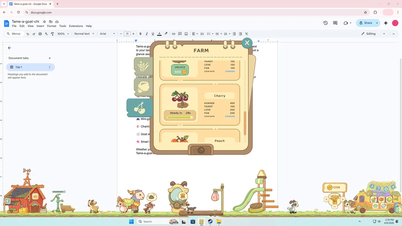 Tame-a-goat-chi Demo Screenshot 6