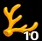 10 Golden Antlers