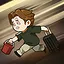 Grab your bucket and run. icon