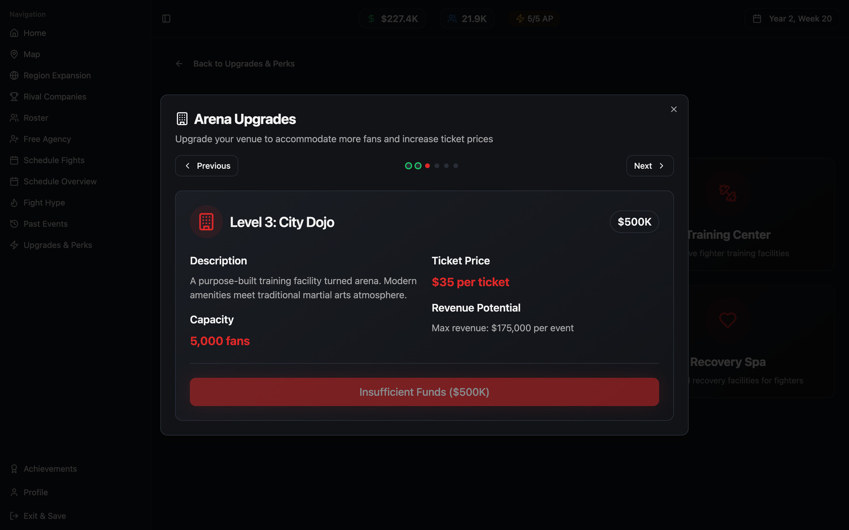 MMA Empire Screenshot 4