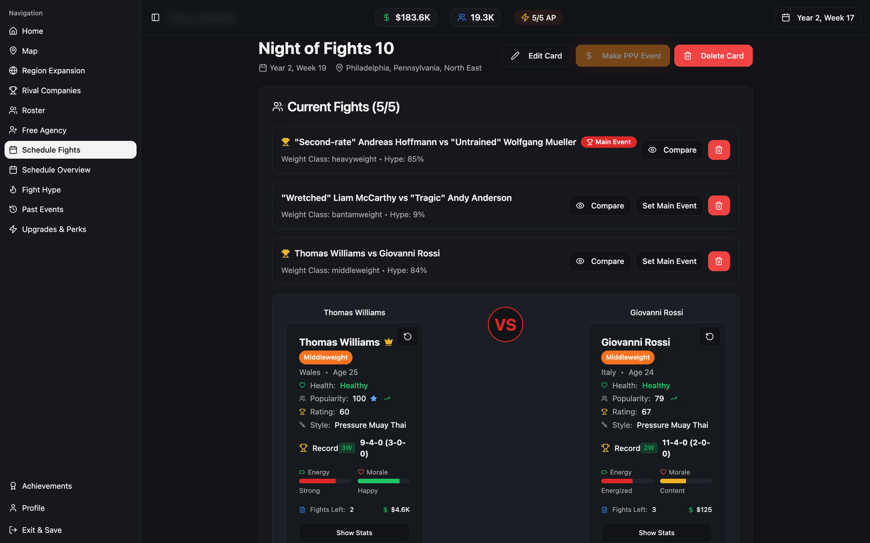 MMA Empire Screenshot 1