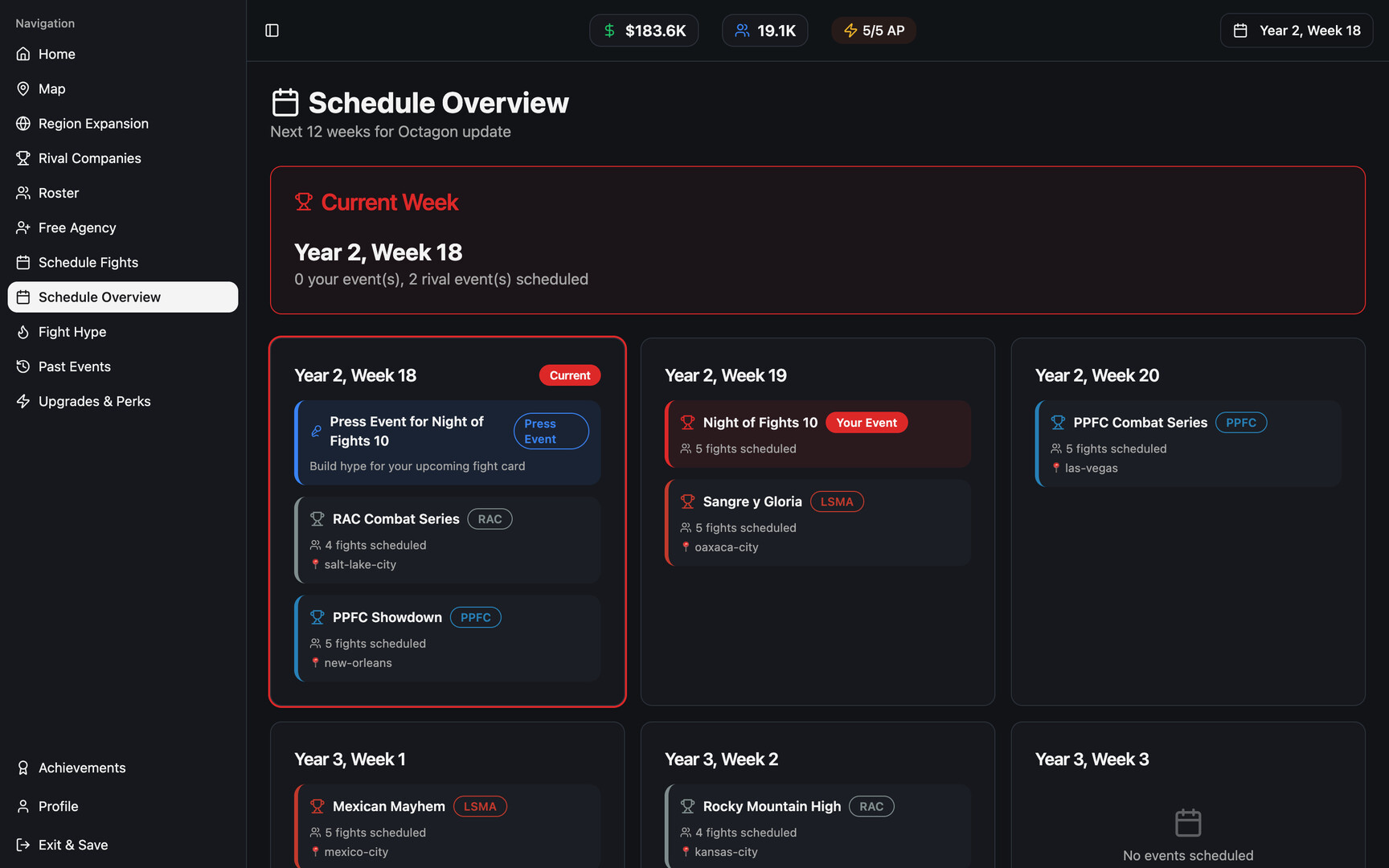 MMA Empire Screenshot 3