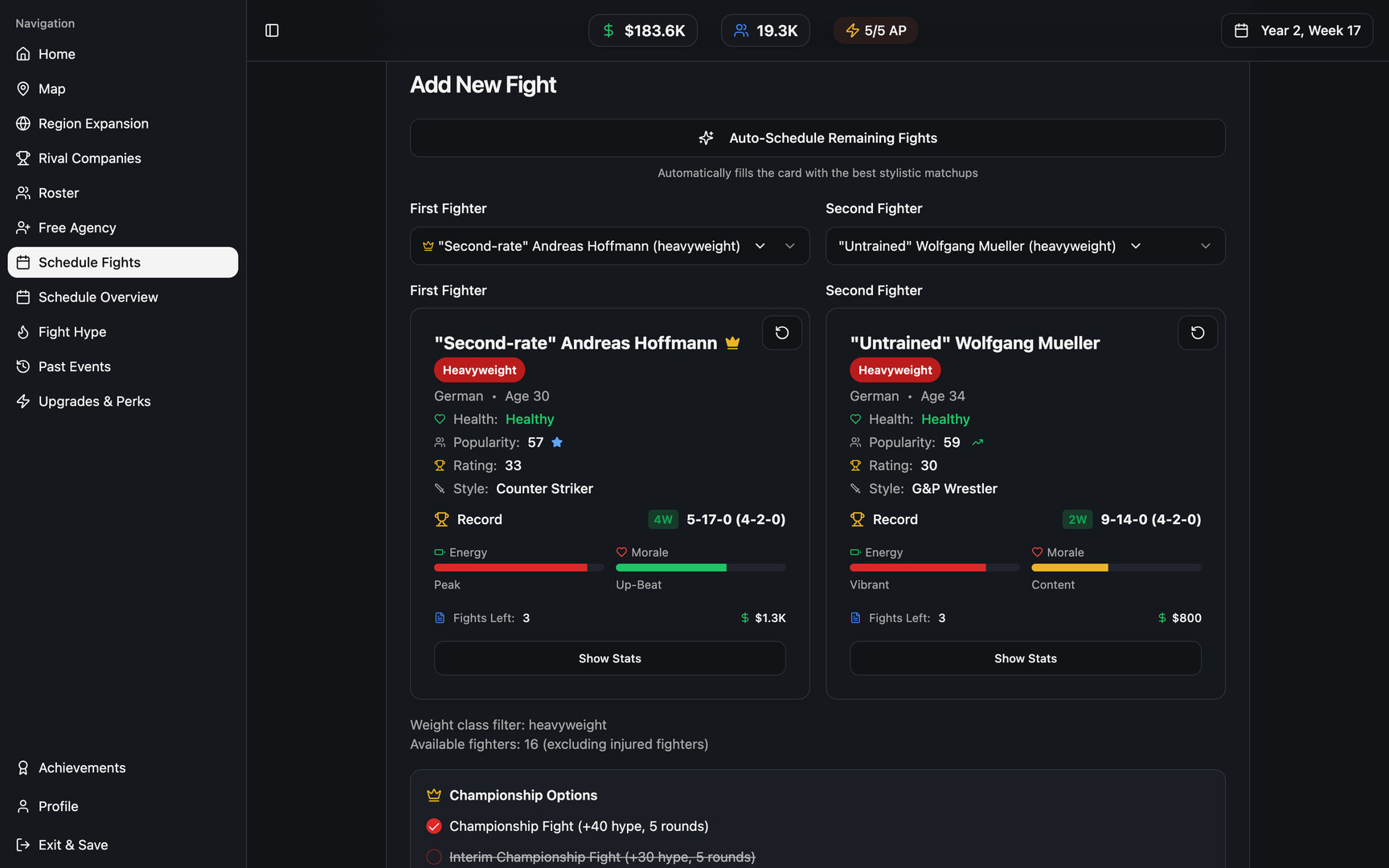 MMA Empire Screenshot 0