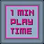1 Minute Total Playtime icon