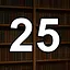 25 level completed icon
