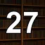 27 level completed icon
