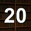 20 level completed icon