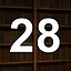 28 level completed icon