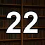 22 level completed icon