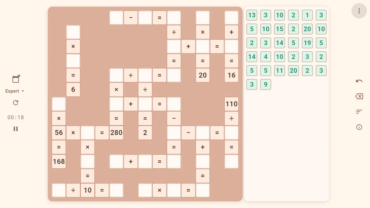 Cross Math - Logic Number Puzzle Screenshot 3