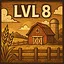 Level 8 Reached icon