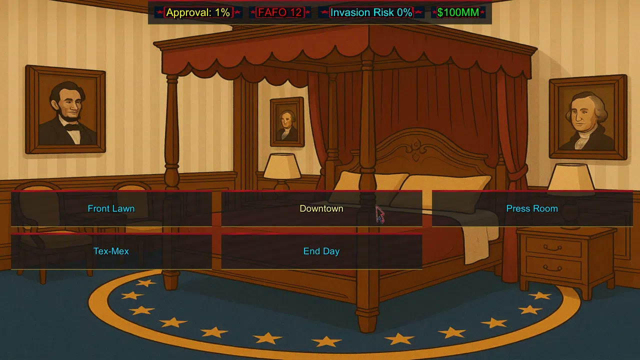 FAFO Executive Order Simulator Screenshot 11