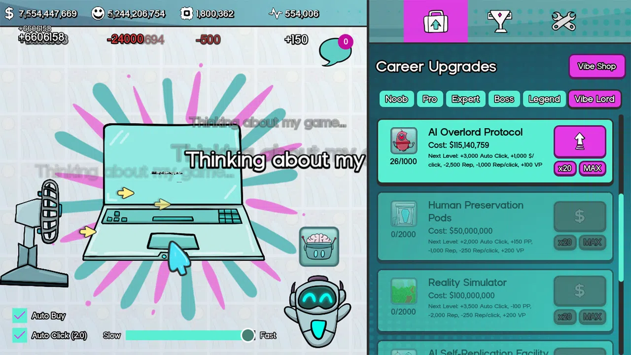 Vibe Clicker - Supporter Pack Screenshot 5
