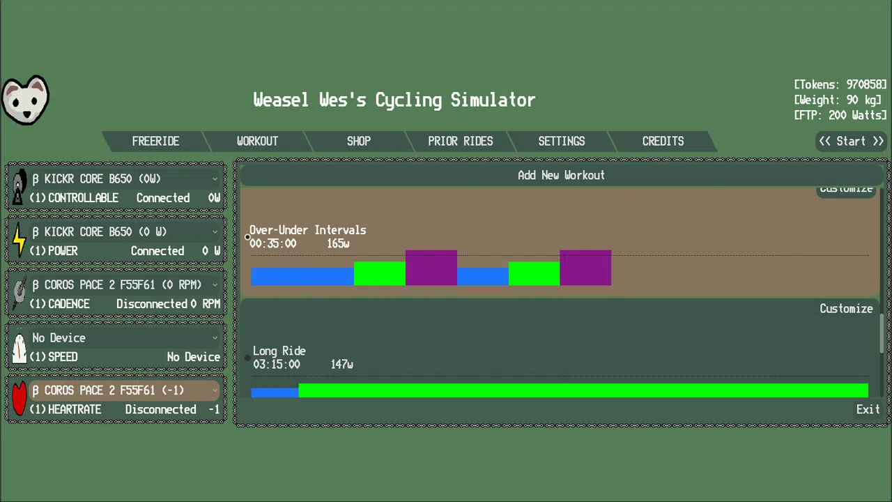 Weasel Wes's Cycling Simulator Screenshot 4